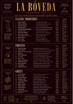 Editorial Cellar menu template preview