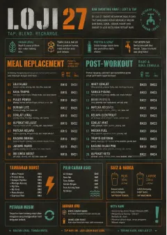 Industrial Craft menu template preview