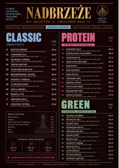 Editorial Cellar menu template preview