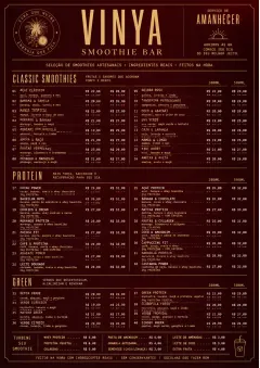 Editorial Cellar menu template preview