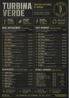 Industrial Craft menu template preview