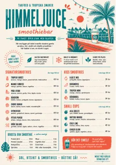 Tropical Refresh menu template preview