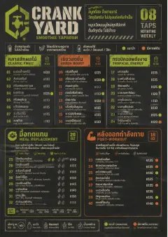 Industrial Craft menu template preview