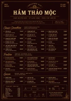 Editorial Cellar menu template preview