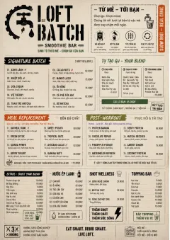 Industrial Craft menu template preview