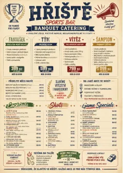 Banquet Catering menu template preview
