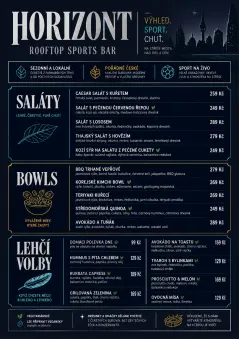 Rooftop Skyline menu template preview