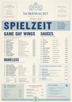 Grand Hotel Classic menu template preview