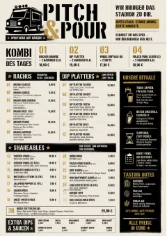 Food Truck Bold menu template preview