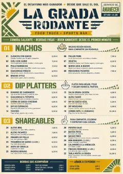 Food Truck Bold menu template preview