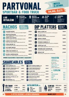Food Truck Bold menu template preview