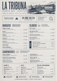 In-Room Tray Service menu template preview