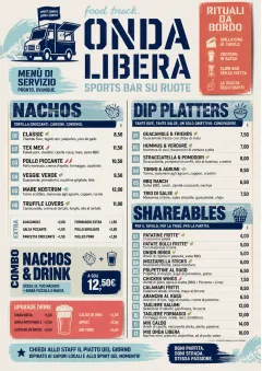 Food Truck Bold menu template preview