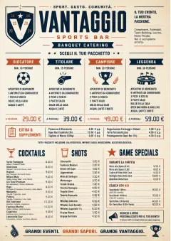 Banquet Catering menu template preview
