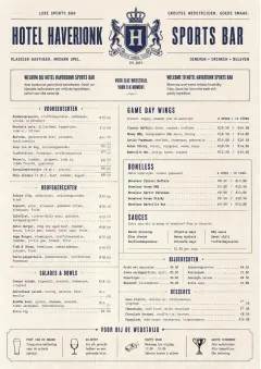 Grand Hotel Classic menu template preview