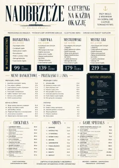 Banquet Catering menu template preview