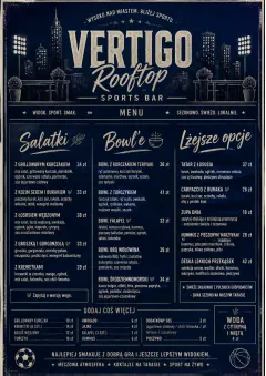 Rooftop Skyline menu template preview