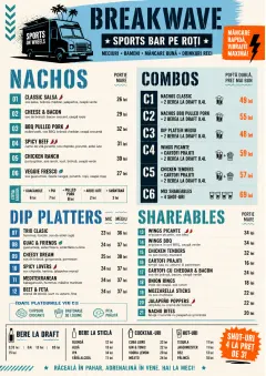 Food Truck Bold menu template preview
