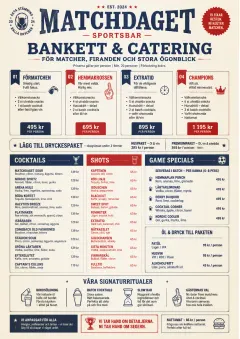 Banquet Catering menu template preview