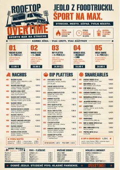 Food Truck Bold menu template preview