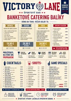 Banquet Catering menu template preview