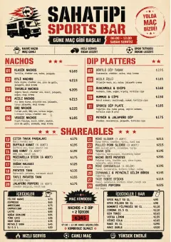Food Truck Bold menu template preview