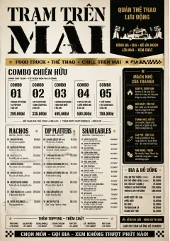 Food Truck Bold menu template preview