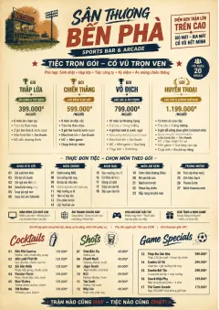 Banquet Catering menu template preview