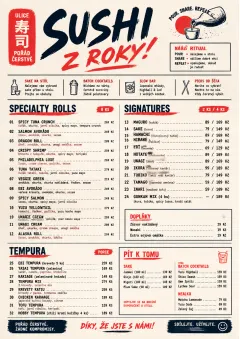 Street Stall Energy menu template preview