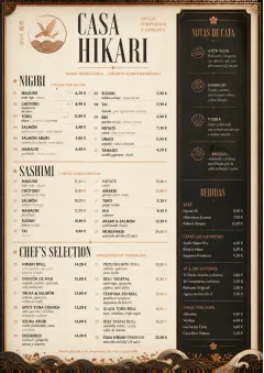 Heritage Tradition menu template preview