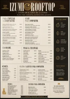 Family Style Feast menu template preview
