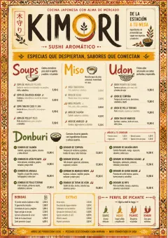 Spice Market Bold menu template preview
