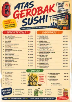 Street Stall Energy menu template preview