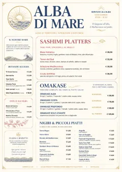 Fine Regional menu template preview