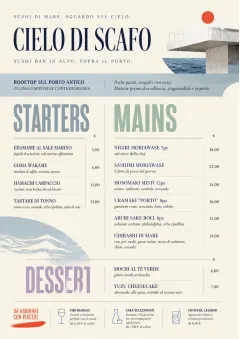 Chef Carte Brève menu template preview