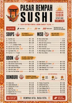 Spice Market Bold menu template preview