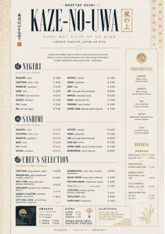 Heritage Tradition menu template preview