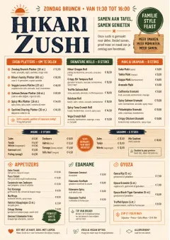 Family Style Feast menu template preview