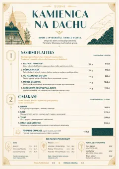 Fine Regional menu template preview