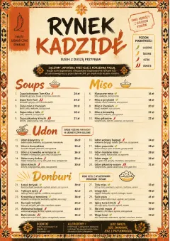 Spice Market Bold menu template preview