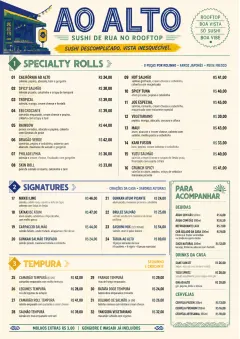 Street Stall Energy menu template preview