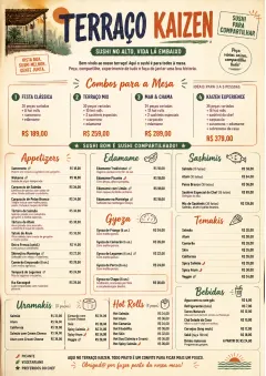 Family Style Feast menu template preview