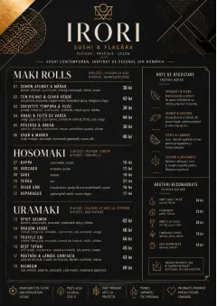 Modern Fusion menu template preview