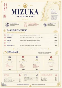 Fine Regional menu template preview