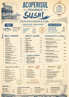 Coastal Regional menu template preview
