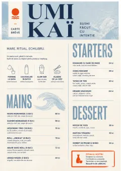 Chef Carte Brève menu template preview