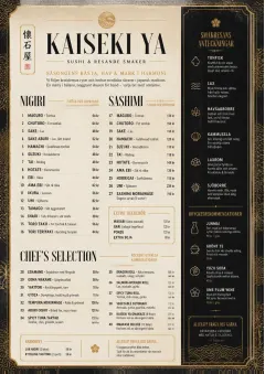 Heritage Tradition menu template preview