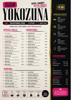 Street Stall Energy menu template preview