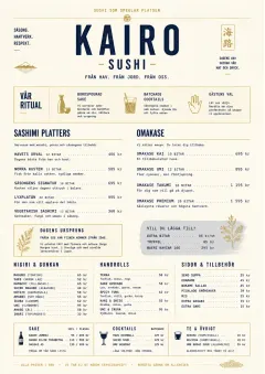 Fine Regional menu template preview