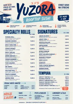Street Stall Energy menu template preview